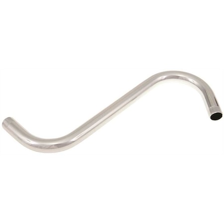 Proplus S Shaped Shower Arm 10, Chrome Plated Brass SX-0251934